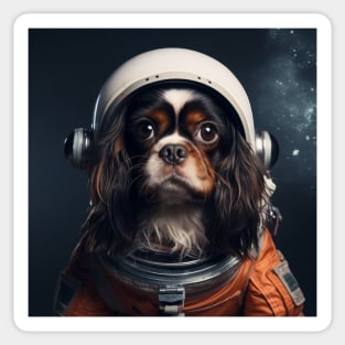 Astro Dog - English Toy Spaniel Sticker